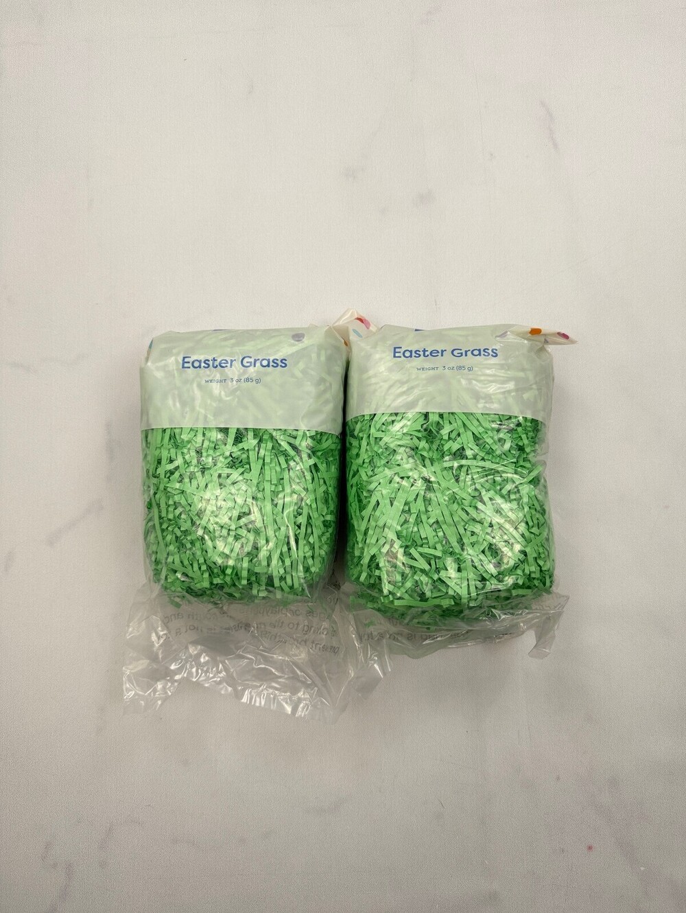 Spritz Easter Grass Decorative Filler Green Modern Classic Ready Lot of 2